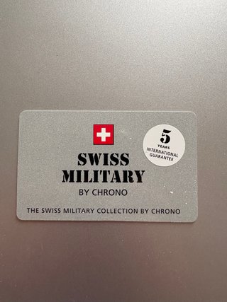 Reloj Swiss Military by Chrono Negro/Plata