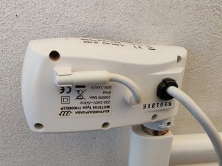 Toallero eléctrico blanco