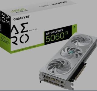Gigabyte RTX 5060 Ti 16GB Aero Blanca
