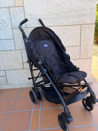 Silla ligera paseo Chicco plegable + funda Tuc Tuc