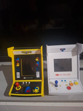 Mini Máquinas Arcade Tetris e Pac-Man My Arcade