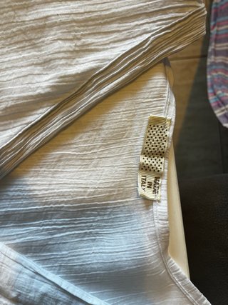 Blusa blanca manga larga