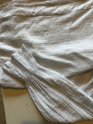 Blusa blanca manga larga