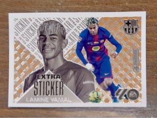 LAMINE YAMAL Extra Sticker BRONCE Liga Este 26 27
