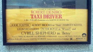 Cartel Taxi Driver 1976 Robert De Niro Enmarcado