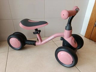 Bicicleta triciclo aprendizaje Globber rosa
