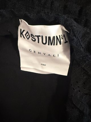 Vestito corto nero