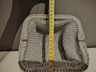 Borsa artigianale argento fatta a mano