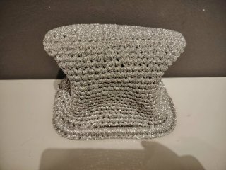 Borsa artigianale argento fatta a mano