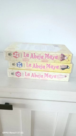 3 Cintas VHS La Abeja Maya (Español)