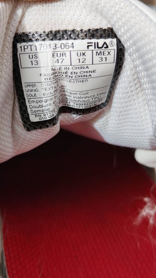 Zapatillas deportivas Fila blancas