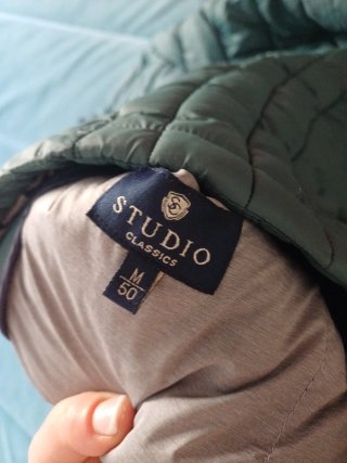 Chaqueta acolchada hombre verde