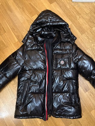 Abrigo Moncler Negro Talla M