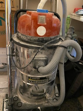 Lijadora telescópica pared + aspiradora