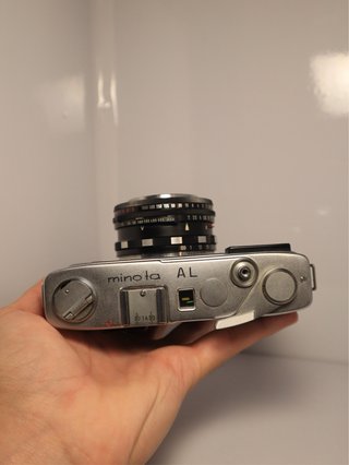Cámara analógica Minolta AL Plata