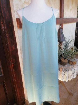 Vestido H&M Talla 44 Turquesa