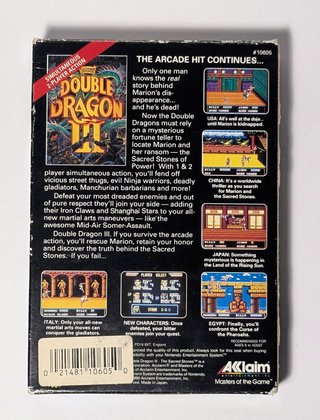 Double Dragon III, NES, COMPLET, PAL A