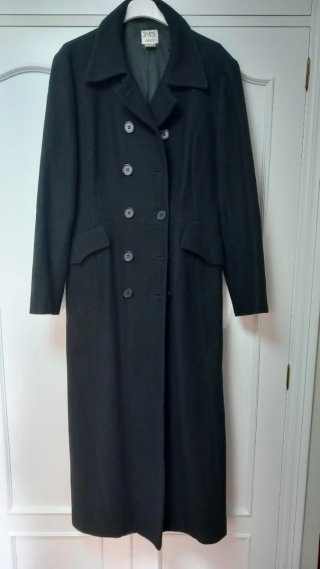 Abrigo largo Zara negro