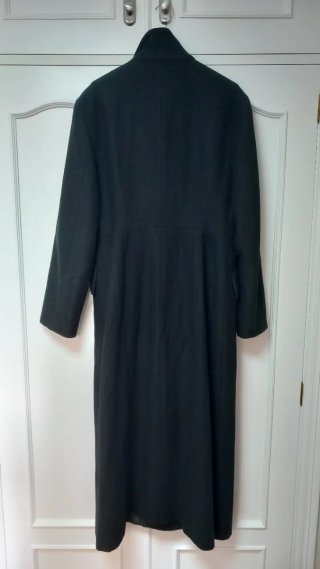 Abrigo largo Zara negro