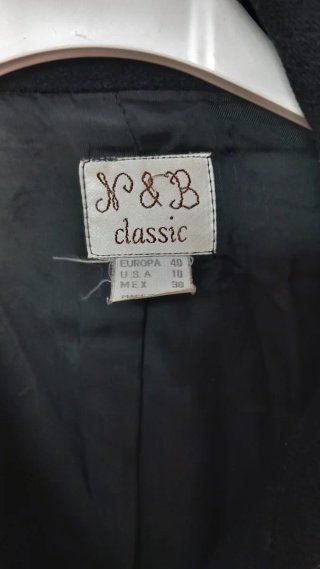 Abrigo largo Zara negro