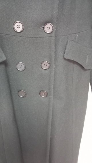 Abrigo largo Zara negro