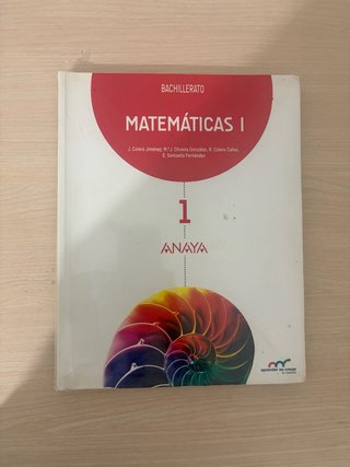 Matemáticas I. Bachillerato 1