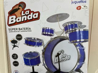 Batería Infantil La Banda Juguettos