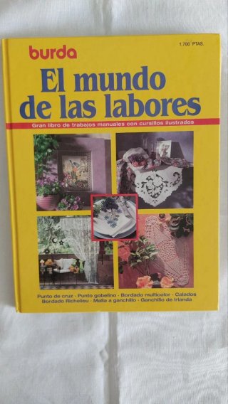 Libro punto de cruz y otros manualidades
