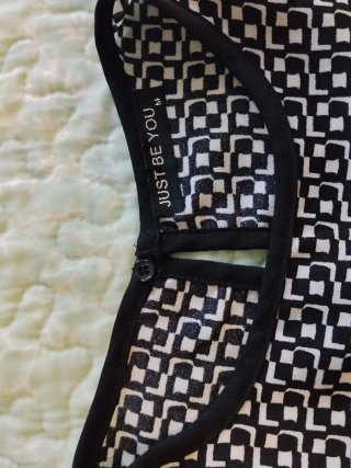Blusa sin mangas estampado geométrico