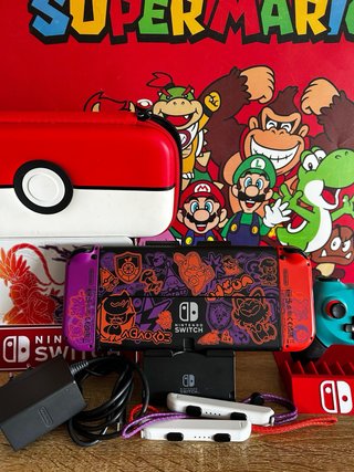 Nintendo Switch OLED POKEMON + accesorios y mando