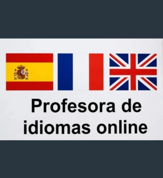 Profesora online de idiomas: inglés, francés y esp