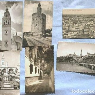 Lote 100 postales antiguas variadas