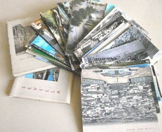 Lote 100 postales antiguas variadas