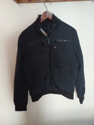 Chaqueta Bomber Tommy Hilfiger Negra Hombre