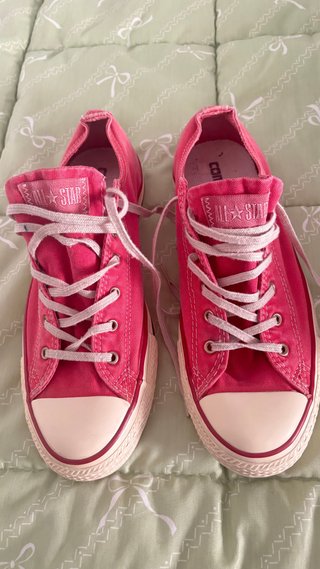 Converse All Star rojo tiza