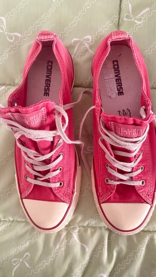 Converse All Star rojo tiza
