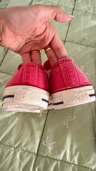 Converse All Star rojo tiza
