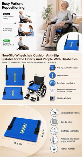 NUEVO! Cuscino Antiscivolo per Sedia a Rotelle