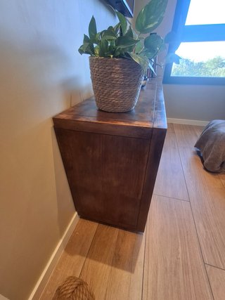Oportunidad: Mueble TV Rústico Madera y Metal