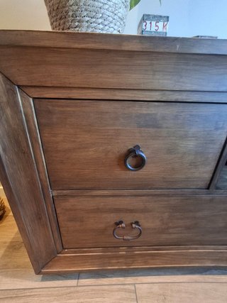 Oportunidad: Mueble TV Rústico Madera y Metal