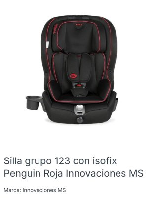 Silla Coche MS Penguin Grupo 123 Isofix Penguin