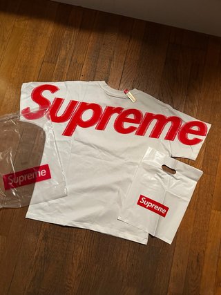 Camiseta Supreme Blanca Talla S