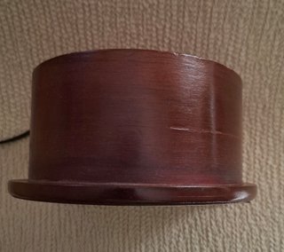 Radio Vintage Madera Tapiz Floral