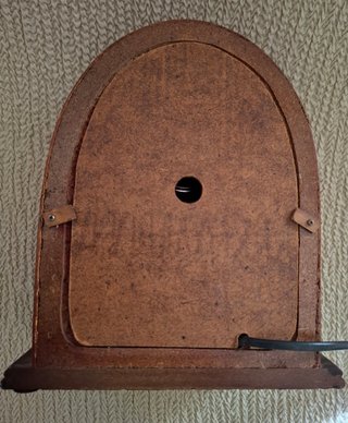 Radio Vintage Madera Tapiz Floral