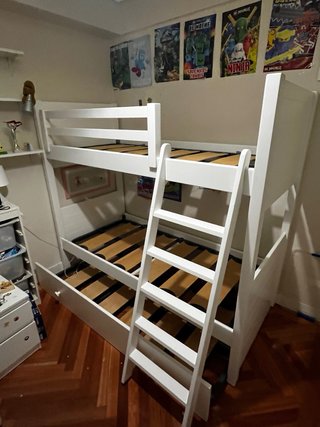 Litera triple madera