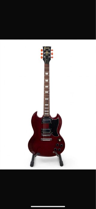 Guitarra Encore E69CR Roja