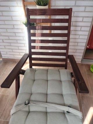 Silla reclinable terraza Ikea