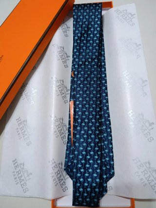 Cravatta Hermes Blu