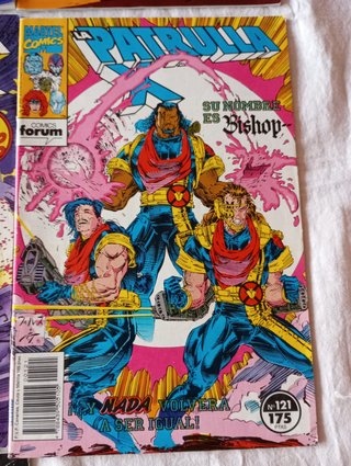 Cómics X-Men/Patrulla X. 7 ejemplares.