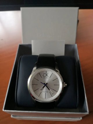 Reloj Calvin Klein original Negro y Plateado nuevo